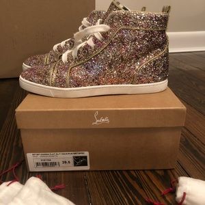 Christian Louboutin Glitter Sneakers 39.5
